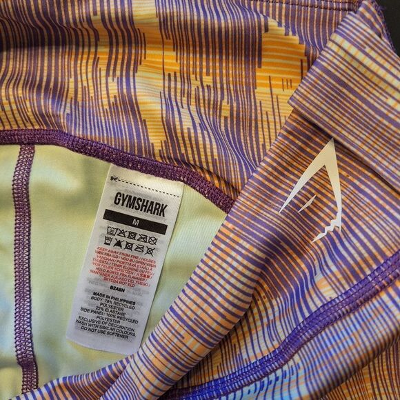 Gymshark leggings purple and yellow leggings - Picture 3 of 6